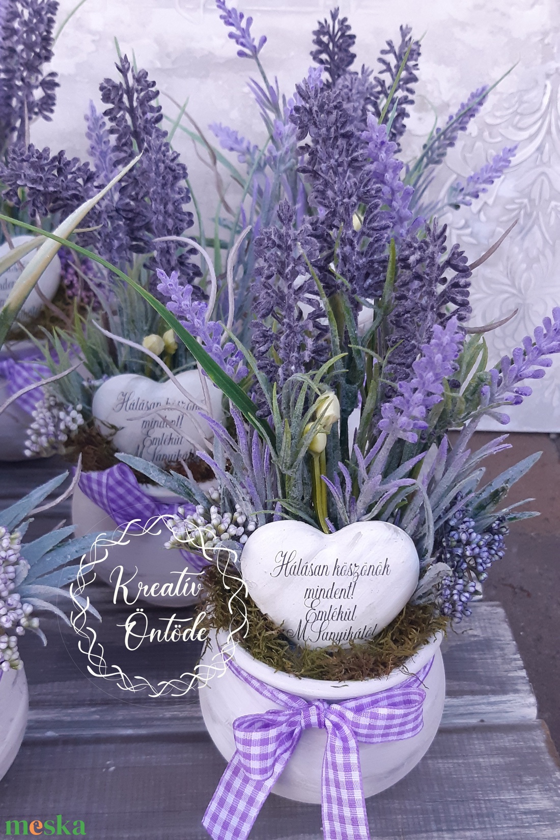 Ballagás-óvódai-bölcsödei ajándék óvónéninek,dajkanéninek - otthon & életmód - virágdekoráció - virágdíszek - virágdísz kaspóban - Meska.hu