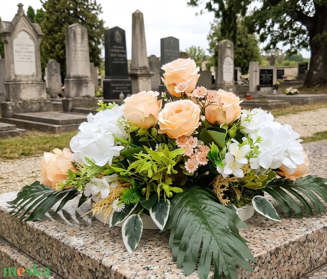 Anyáknapi Kegyeleti Sírdísz-nehezített - otthon & életmód - vallás - temetkezési tárgy - sírdísz, kegyeleti dísz - Meska.hu