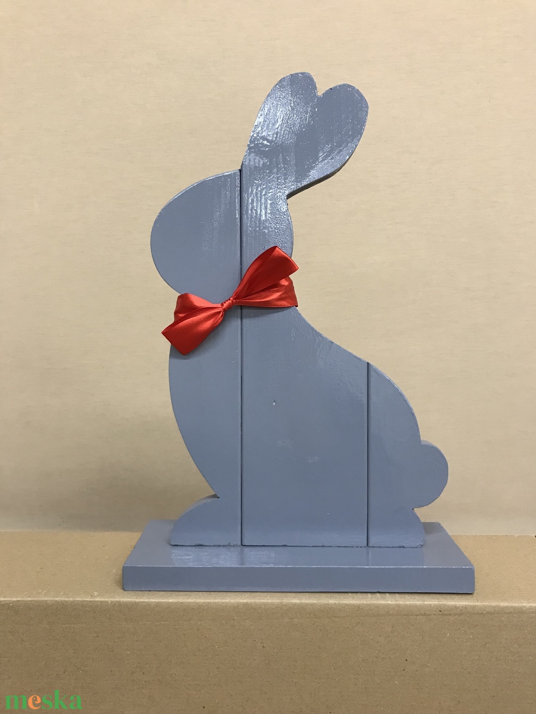 Tavaszi nyuszi húsvétra - otthon & életmód - dekoráció - dísztárgy - Meska.hu