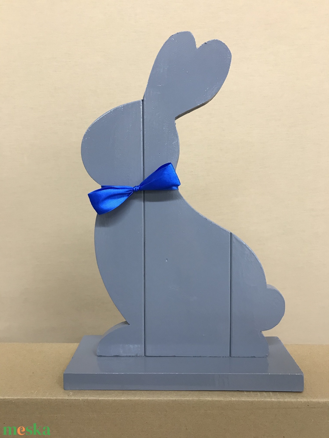 Tavaszi nyuszi húsvétra - otthon & életmód - dekoráció - dísztárgy - Meska.hu