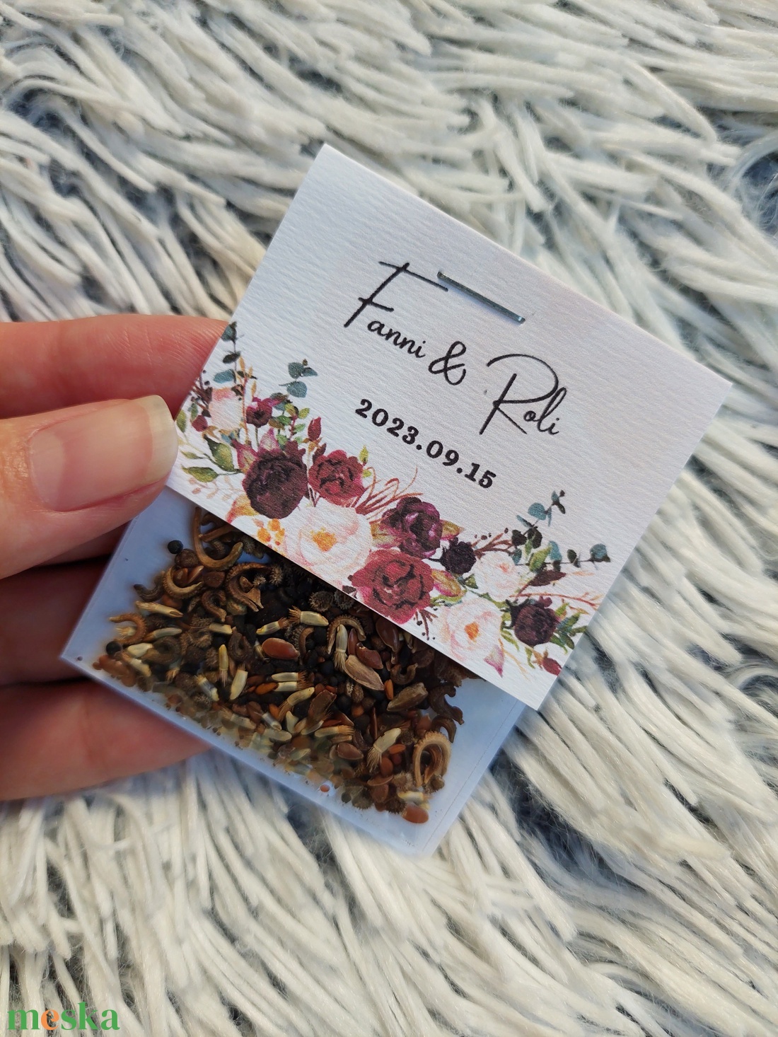 Esküvői virágmag köszönőajándék - esküvő - emlék & ajándék - köszönőajándék - Meska.hu