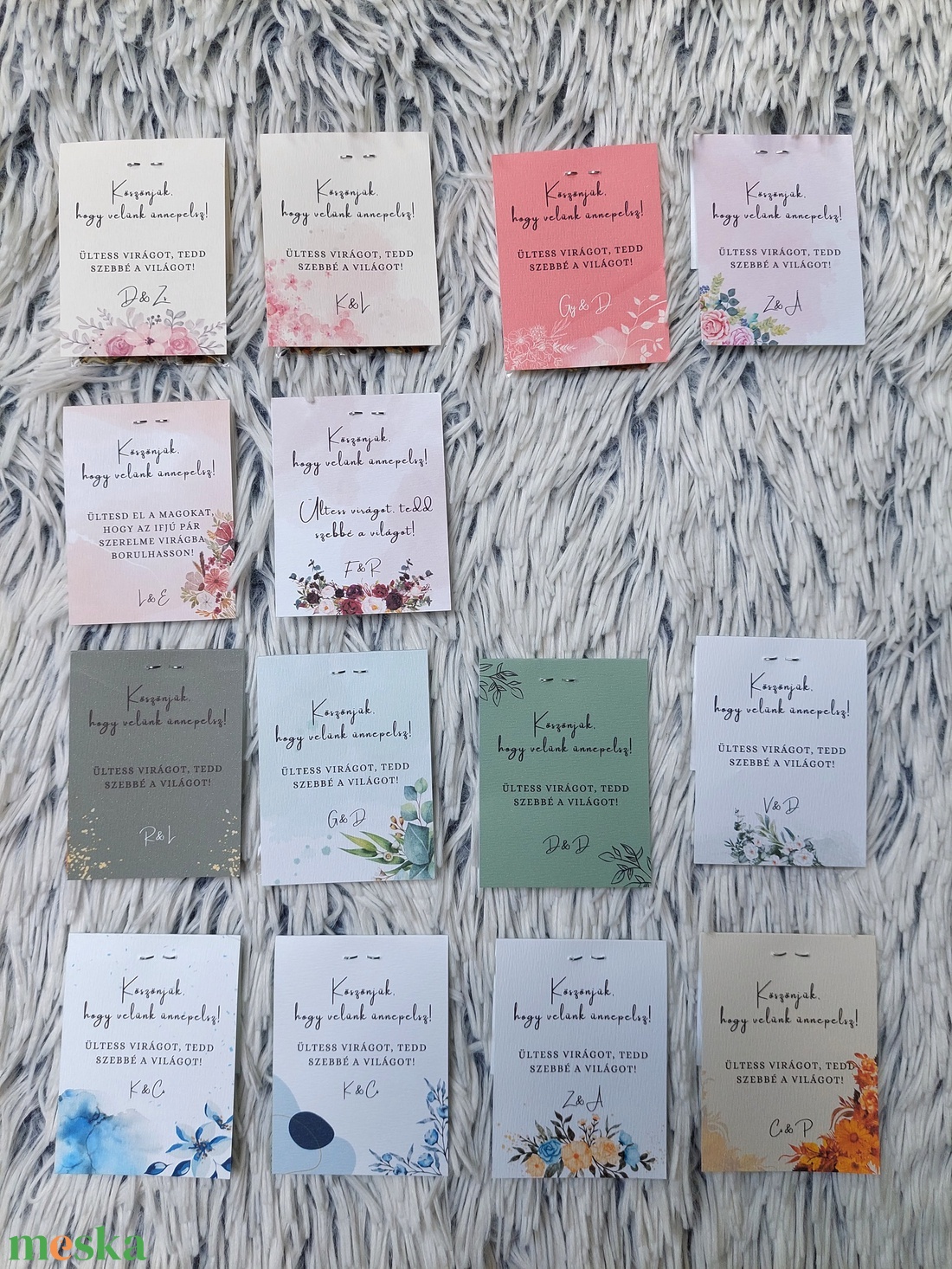 Esküvői virágmag köszönőajándék - esküvő - emlék & ajándék - köszönőajándék - Meska.hu