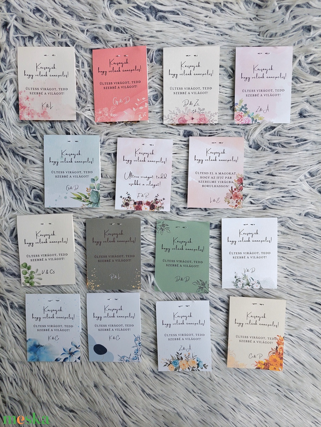Esküvői virágmag köszönőajándék - esküvő - emlék & ajándék - köszönőajándék - Meska.hu