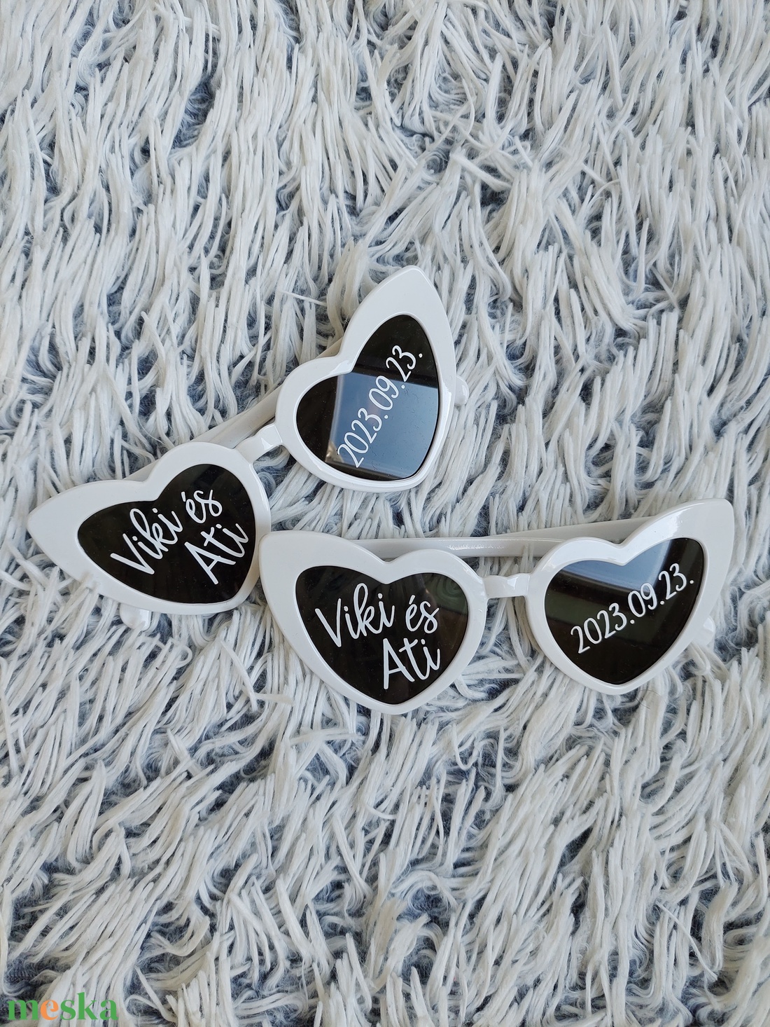 Esküvői party szemüveg - esküvő - emlék & ajándék - album & fotóalbum - Meska.hu