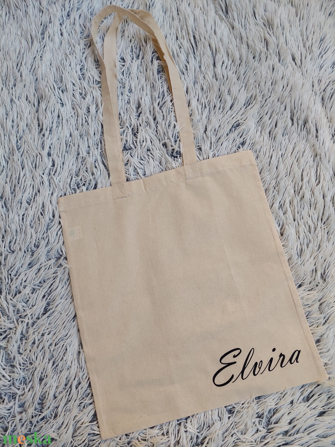 Névre szóló vászontáska  - táska & tok - bevásárlás & shopper táska - shopper, textiltáska, szatyor - Meska.hu