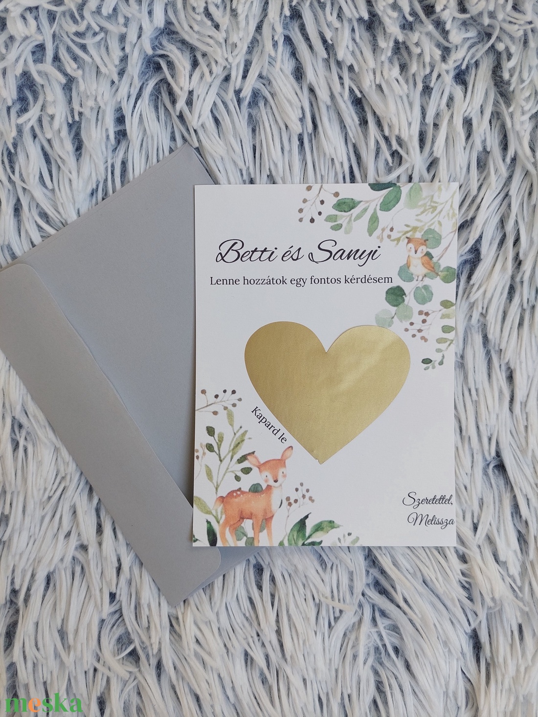 Kaparós keresztszülő felkérő, Kaparós sorsjegy - játék & sport - keresztelőajándékok - Meska.hu