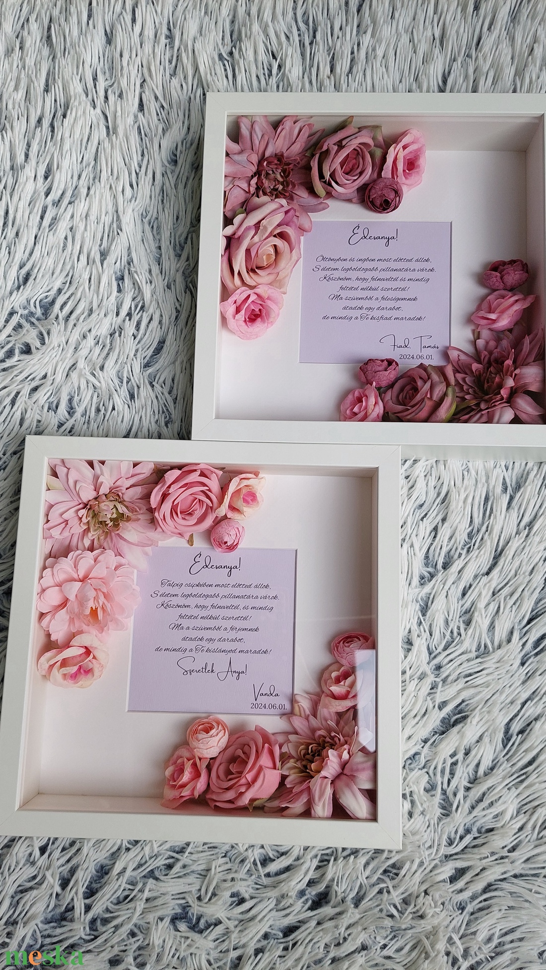 Szülőköszöntő ajándék, virág szülőköszöntő esküvőre, virág box - esküvő - emlék & ajándék - szülőköszöntő ajándék - Meska.hu