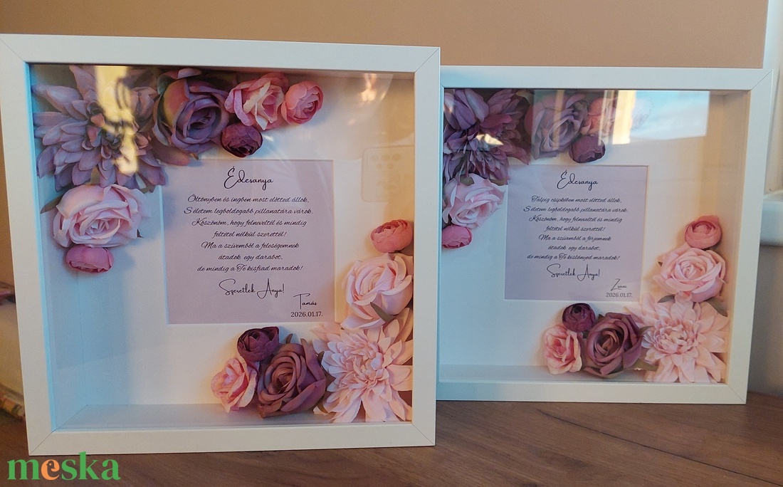 Szülőköszöntő ajándék, virág szülőköszöntő esküvőre - esküvő - emlék & ajándék - szülőköszöntő ajándék - Meska.hu
