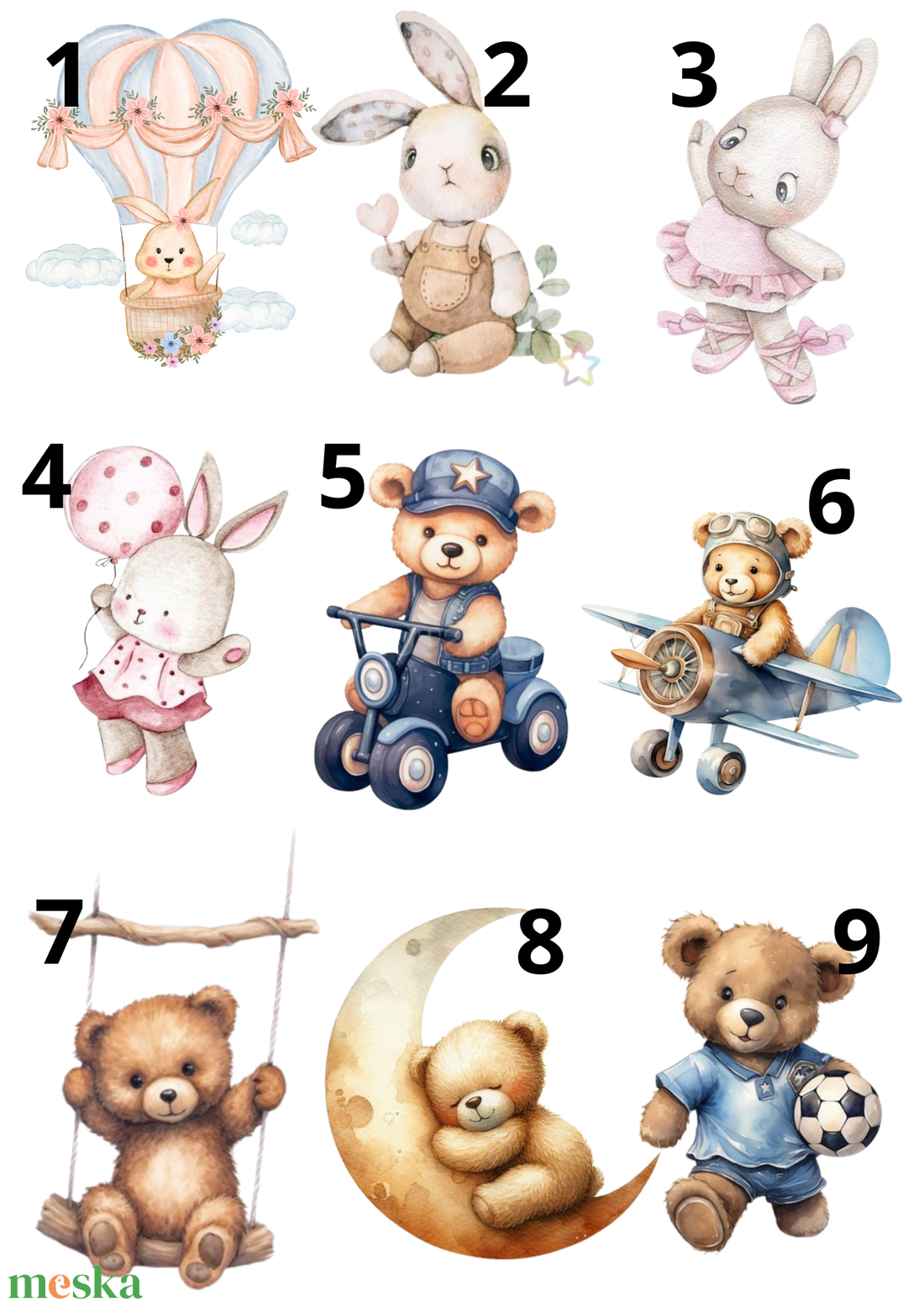 Babatábla - megszülettem poszter - baba - mama - babaszoba dekoráció - babaszoba kép - Meska.hu