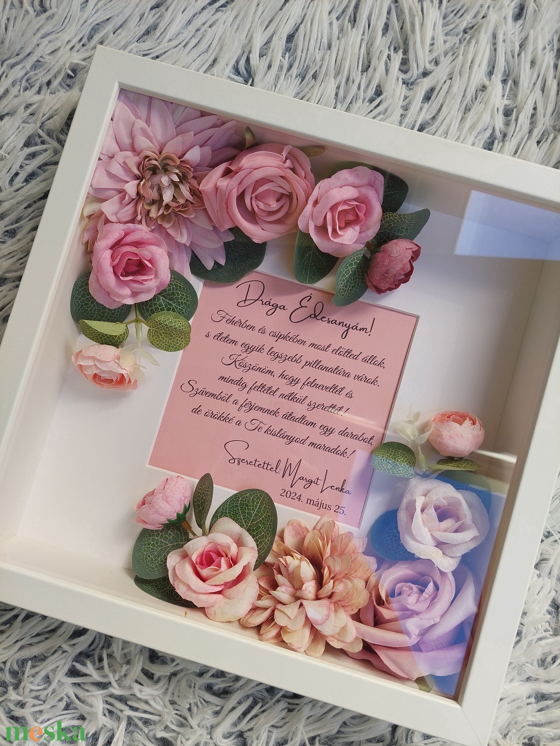 Szülőköszöntő ajándék, virág szülőköszöntő esküvőre - esküvő - emlék & ajándék - szülőköszöntő ajándék - Meska.hu