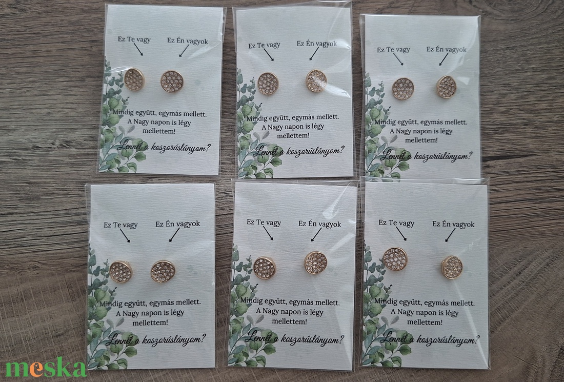 Koszorúslány / tanú felkérő - esküvő - meghívó & kártya - meghívó - Meska.hu