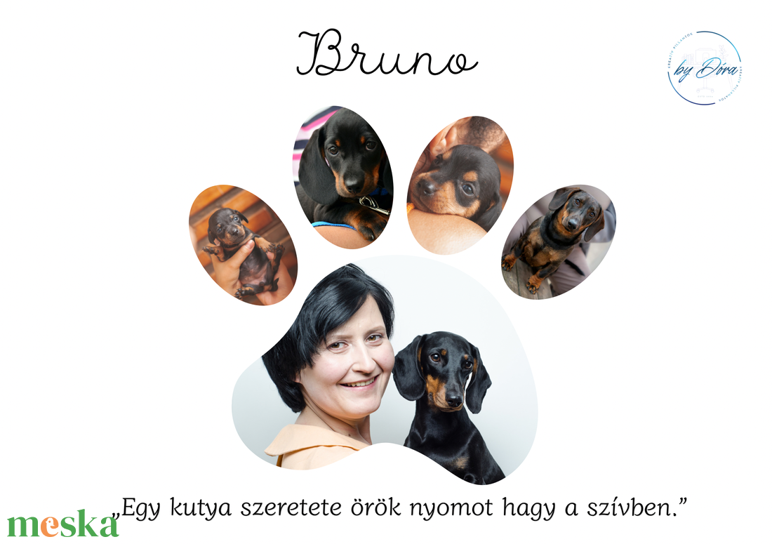 Egyedi kutyás fotókép saját fotókból - DIGITÁLIS - művészet - grafika & illusztráció - digitális - Meska.hu