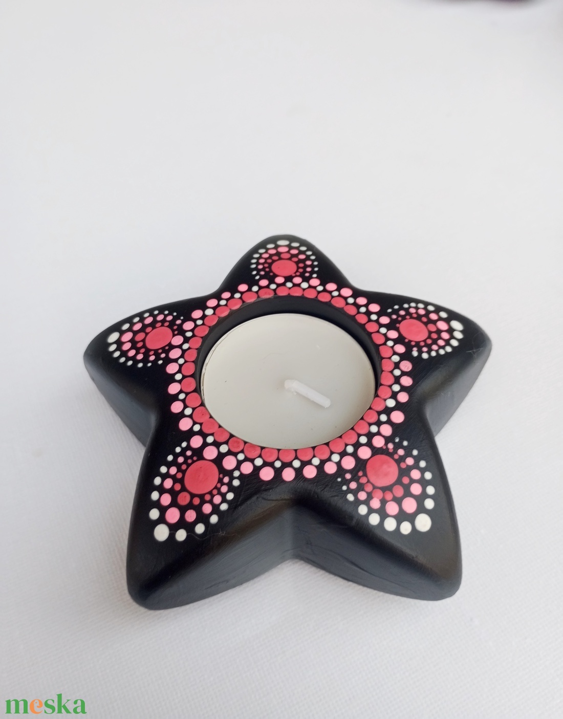 Mandala mécsestartó  - otthon & életmód - gyertya, illat, aroma - mécses és mécsestartó - Meska.hu