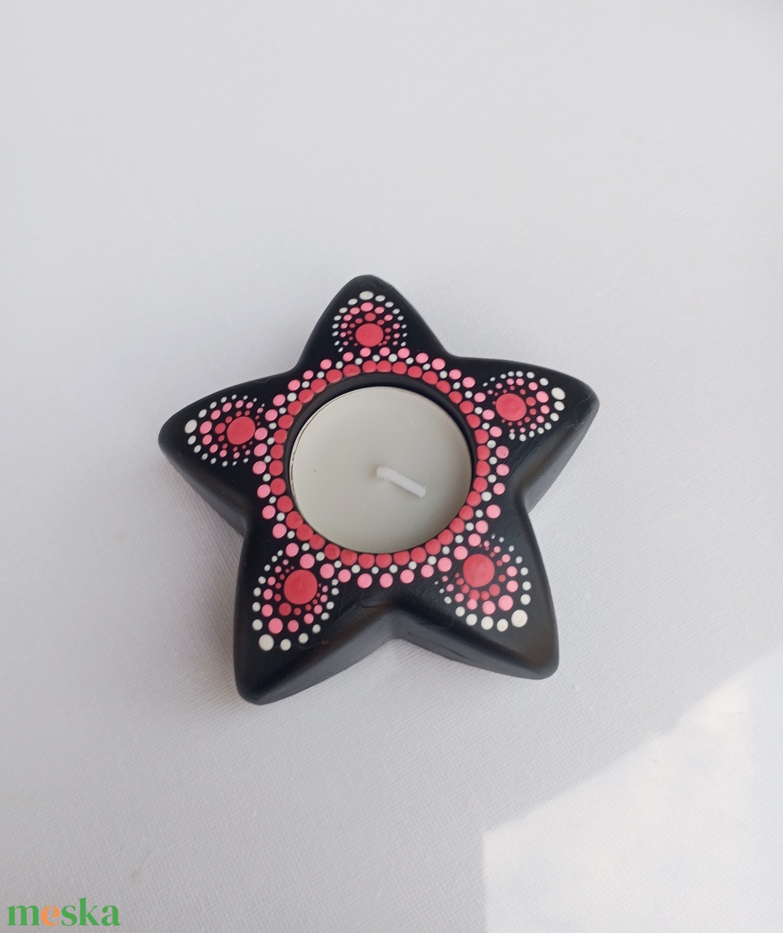 Mandala mécsestartó  - otthon & életmód - gyertya, illat, aroma - mécses és mécsestartó - Meska.hu