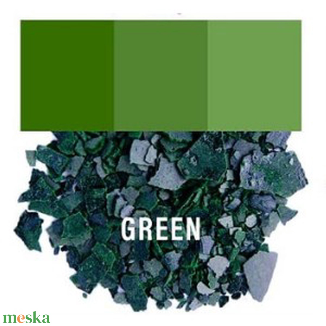 Sötétzöld gyertyaszínező pasztilla 2gr - kellékek & szerszámok - vegyes alapanyag - Meska.hu