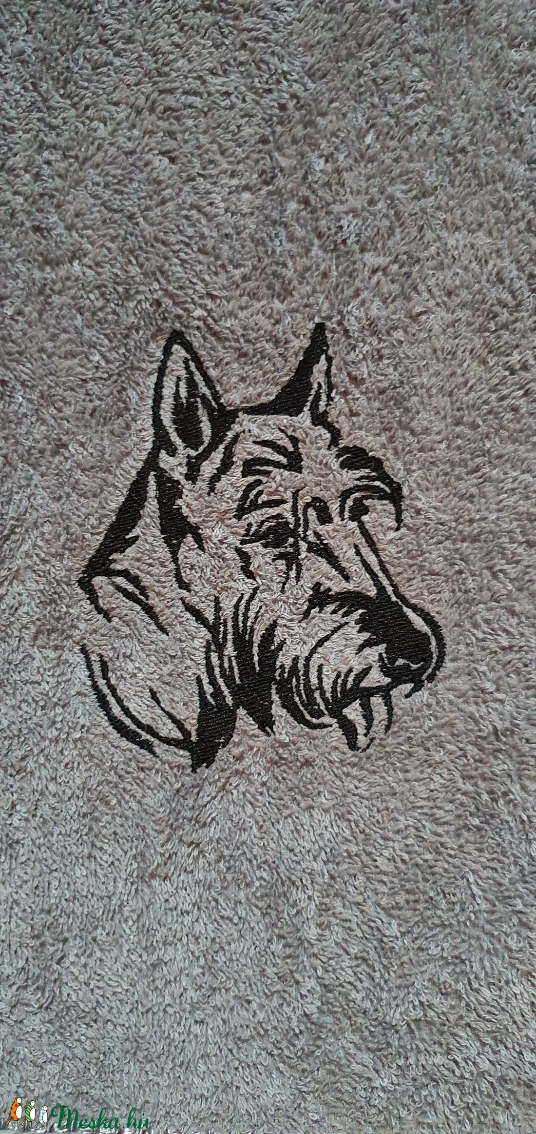 Hímzett törölköző - otthon & életmód - fürdőszoba - törölköző - Meska.hu