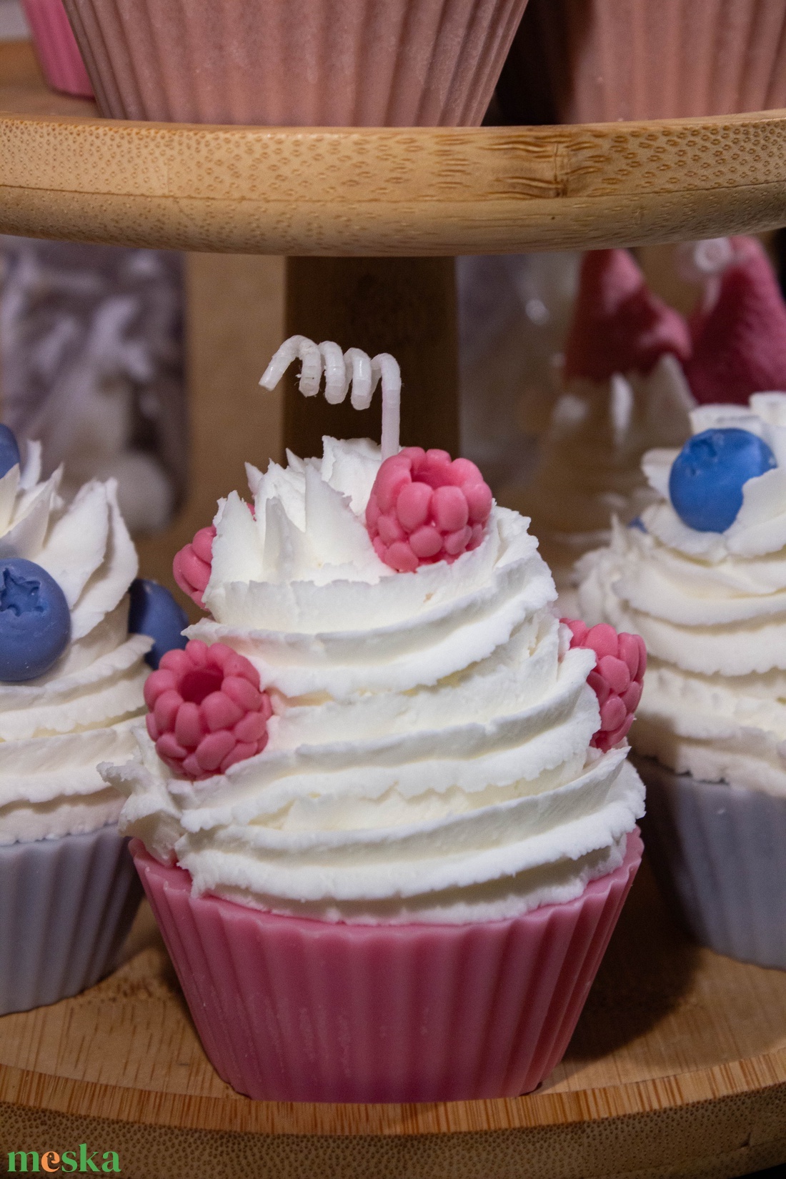 muffin gyertya - otthon & életmód - gyertya, illat, aroma - gyertya - Meska.hu