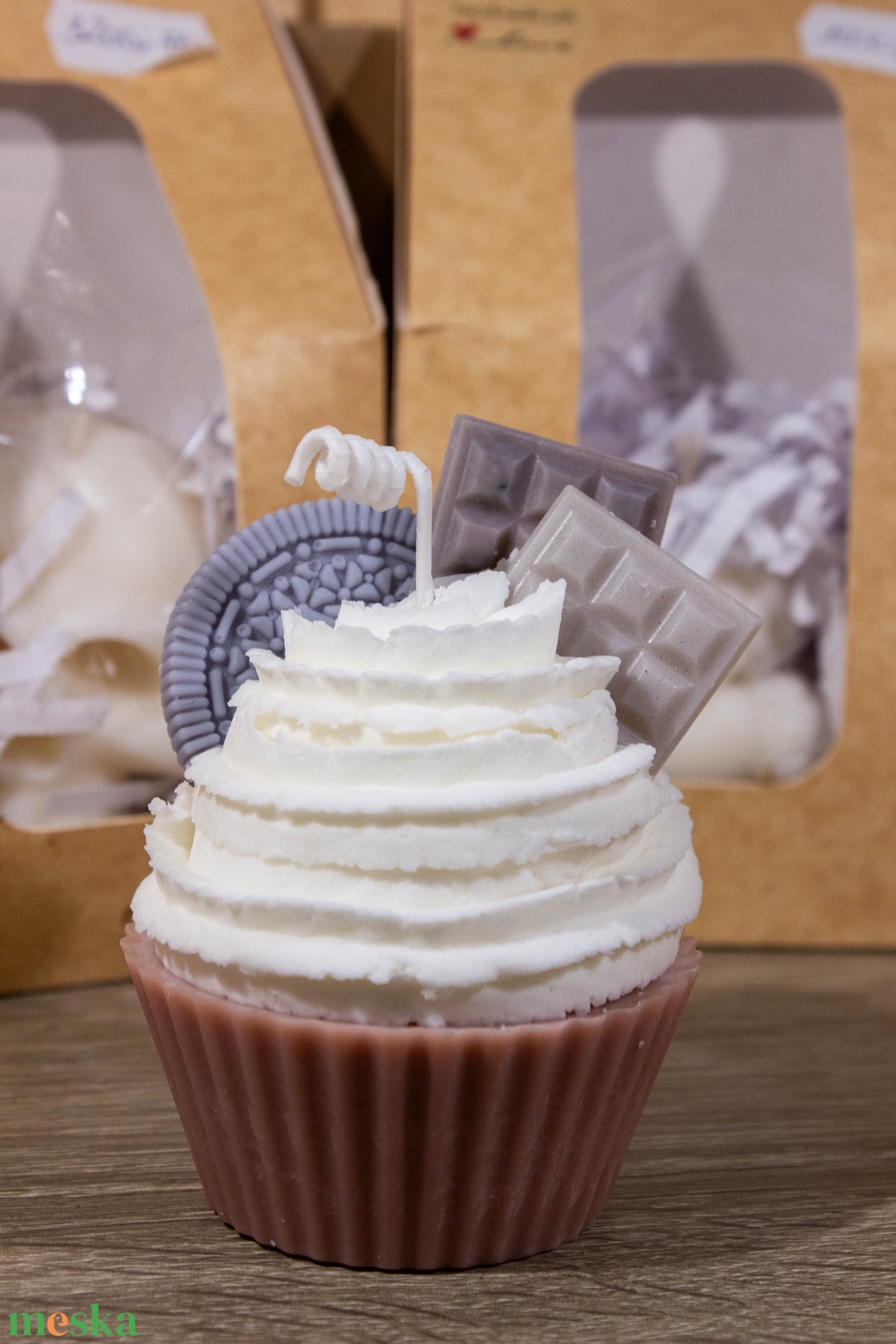 Muffin gyertya - otthon & életmód - gyertya, illat, aroma - illatviasz - Meska.hu