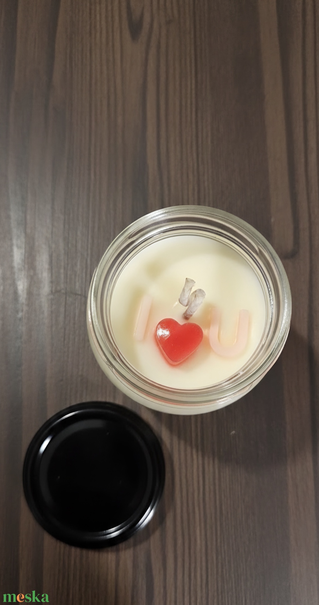 Valentin napi gyertya - otthon & életmód - gyertya, illat, aroma - gyertya - Meska.hu