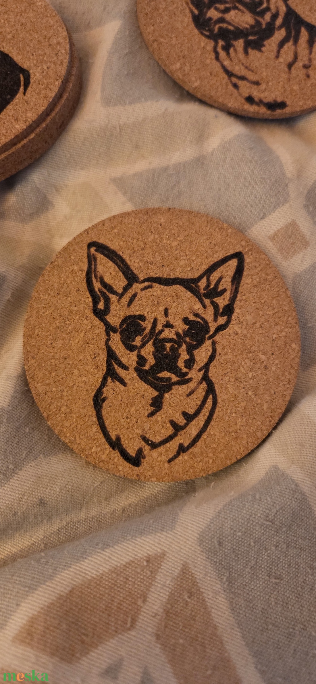 Csivava poháralátét - otthon & életmód - konyhafelszerelés, tálalás - tálalás - tányér- és poháralátét - Meska.hu