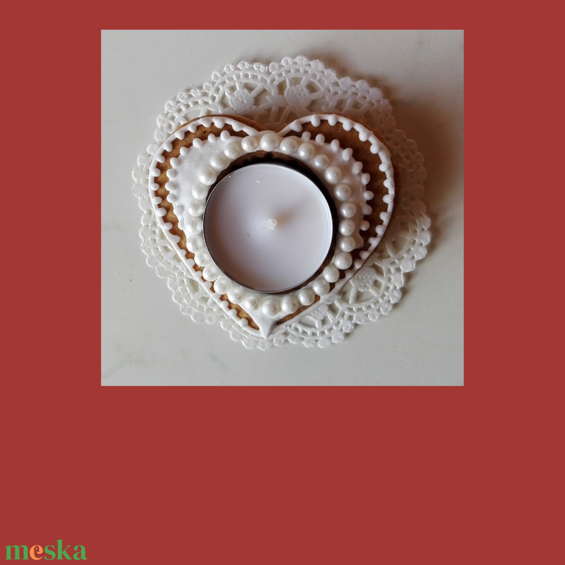 Mézeskalács mécsestartó-esküvő/keresztelő/ballagás/évzáró - otthon & életmód - gyertya, illat, aroma - mécses és mécsestartó - Meska.hu