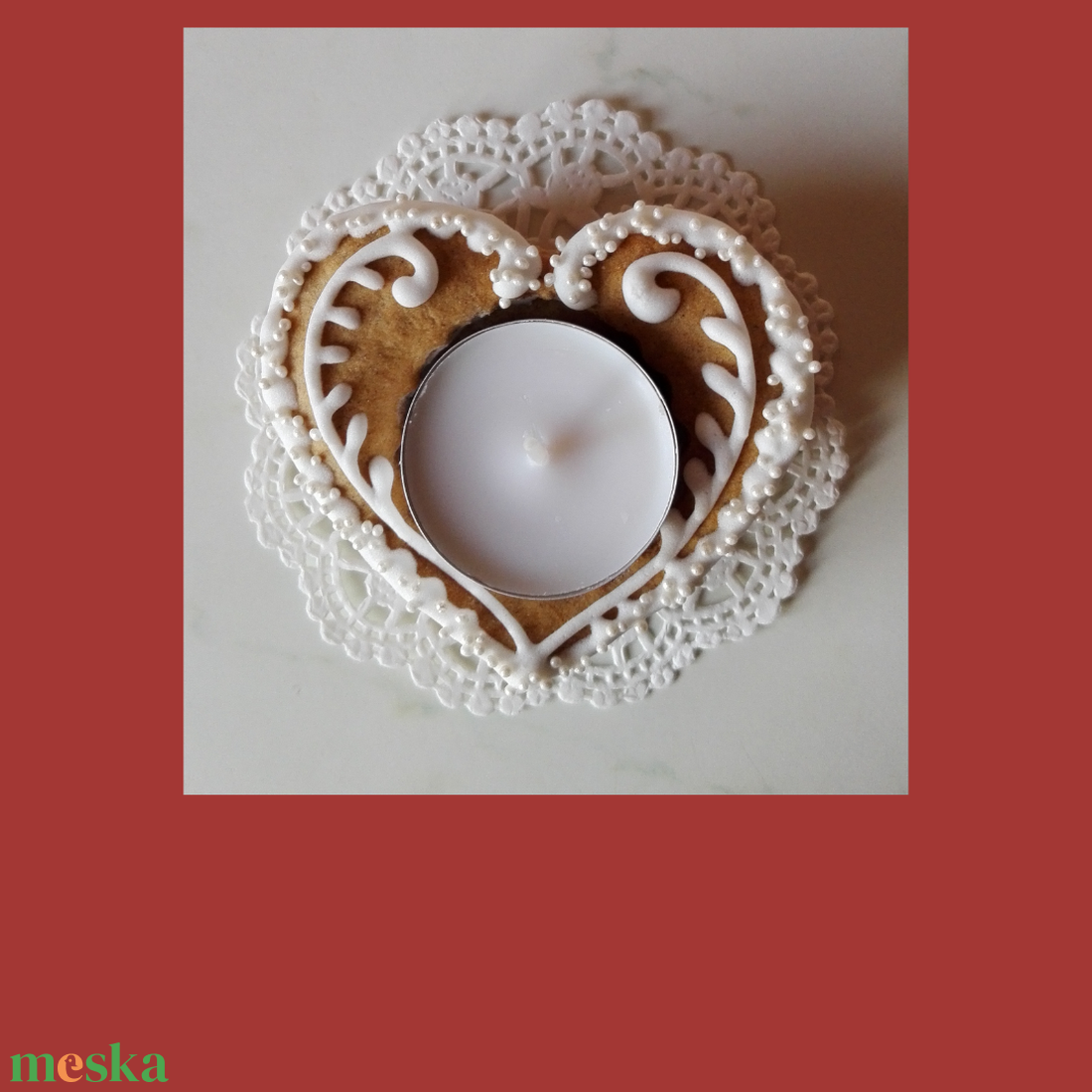 Mézeskalács mécsestartó-esküvő/keresztelő/ballagás/évzáró - otthon & életmód - gyertya, illat, aroma - mécses és mécsestartó - Meska.hu