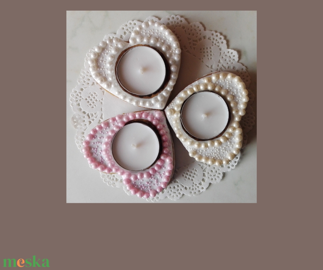 Mézeskalács mécsestartó-esküvő/keresztelő/ballagás/évzáró - otthon & életmód - gyertya, illat, aroma - mécses és mécsestartó - Meska.hu