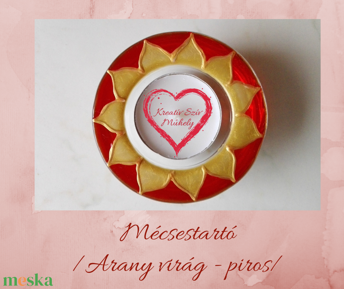 Mécsestartó-üvegfestett-teamécses-ballagás/óvoda/iskola/bölcsőde/évzáró/búcsúztató/esküvő - otthon & életmód - gyertya, illat, aroma - mécses és mécsestartó - Meska.hu