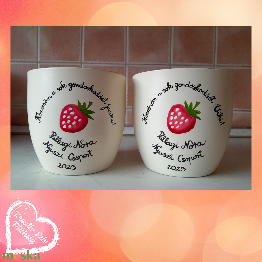 Kaspó egyéni jeles feliratosajándék-ballagótól-ballagás/óvoda/iskola/bölcsőde/évzáró/búcsúztató/ - otthon & életmód - dekoráció - virágdísz és tartó - cserép & kaspó - Meska.hu