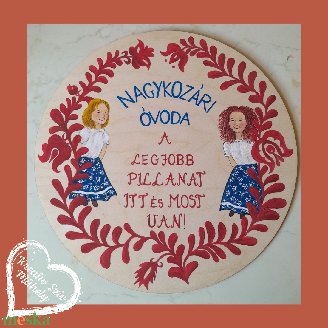 Mesefigurás ábázolással-akrilfestmény/évzáró/ballagás/születésnap/névnap/esküvő/búcsúztató - művészet - festmény - akril - Meska.hu