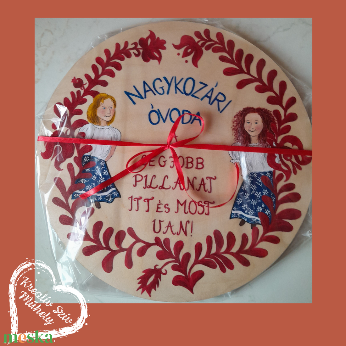 Mesefigurás ábázolással-akrilfestmény/évzáró/ballagás/születésnap/névnap/esküvő/búcsúztató - művészet - festmény - akril - Meska.hu