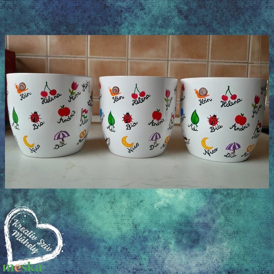 Festett kaspó/virágtartó-ballagási ajándék-ballagás óvoda/iskola/bölcsöde/évzáró/búcsúztató - otthon & életmód - dekoráció - virágdísz és tartó - cserép & kaspó - Meska.hu