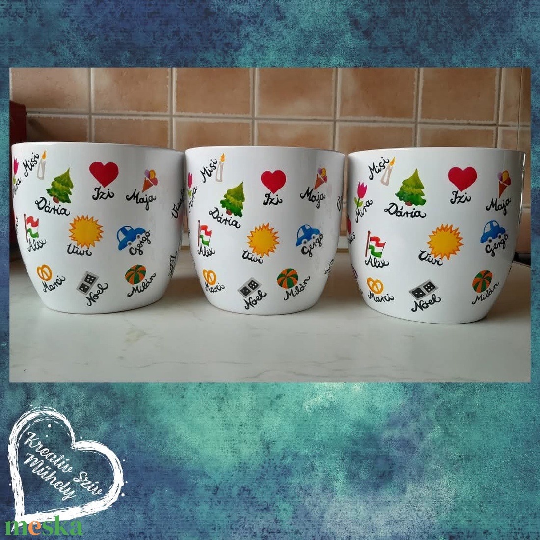 Festett kaspó/virágtartó-ballagási ajándék-ballagás óvoda/iskola/bölcsöde/évzáró/búcsúztató - otthon & életmód - dekoráció - virágdísz és tartó - cserép & kaspó - Meska.hu