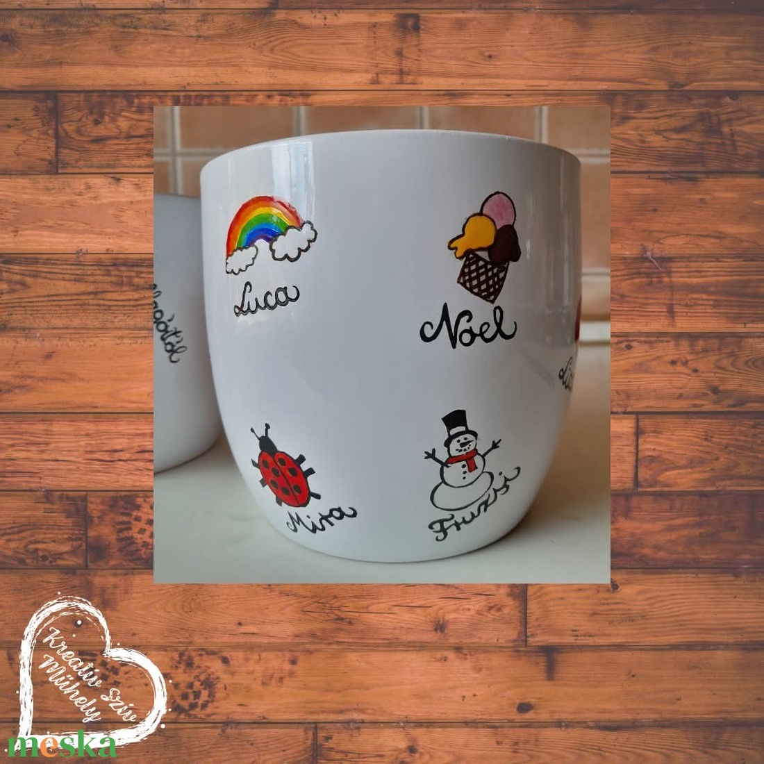 Festett kaspó/virágtartó-ballagási ajándék-ballagás óvoda/iskola/bölcsöde/évzáró/búcsúztató - otthon & életmód - dekoráció - virágdísz és tartó - cserép & kaspó - Meska.hu