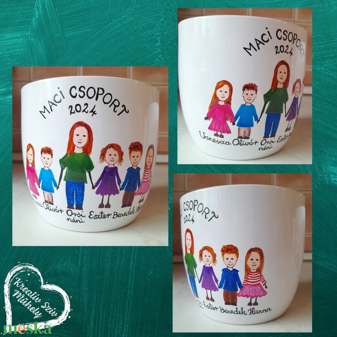 Festett kaspó/virágtartó-ballagási ajándék-ballagás óvoda/iskola/bölcsöde/évzáró/búcsúztató - otthon & életmód - dekoráció - virágdísz és tartó - cserép & kaspó - Meska.hu