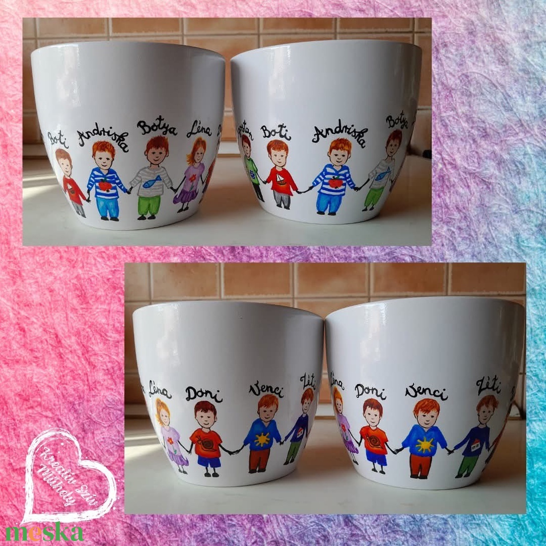 Festett kaspó/virágtartó-ballagási ajándék-ballagás óvoda/iskola/bölcsöde/évzáró/búcsúztató - otthon & életmód - dekoráció - virágdísz és tartó - cserép & kaspó - Meska.hu