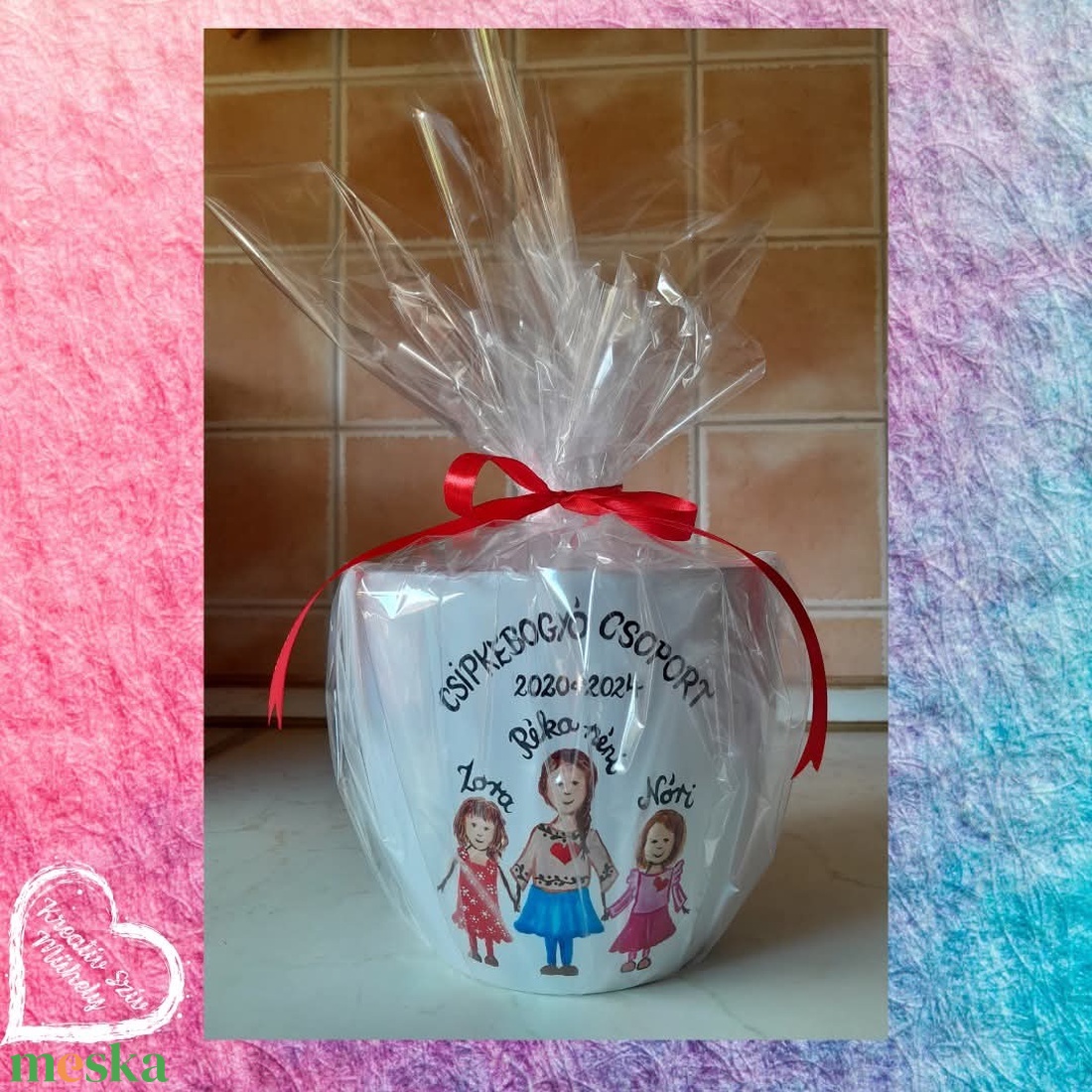 Festett kaspó/virágtartó-ballagási ajándék-ballagás óvoda/iskola/bölcsöde/évzáró/búcsúztató - otthon & életmód - dekoráció - virágdísz és tartó - cserép & kaspó - Meska.hu