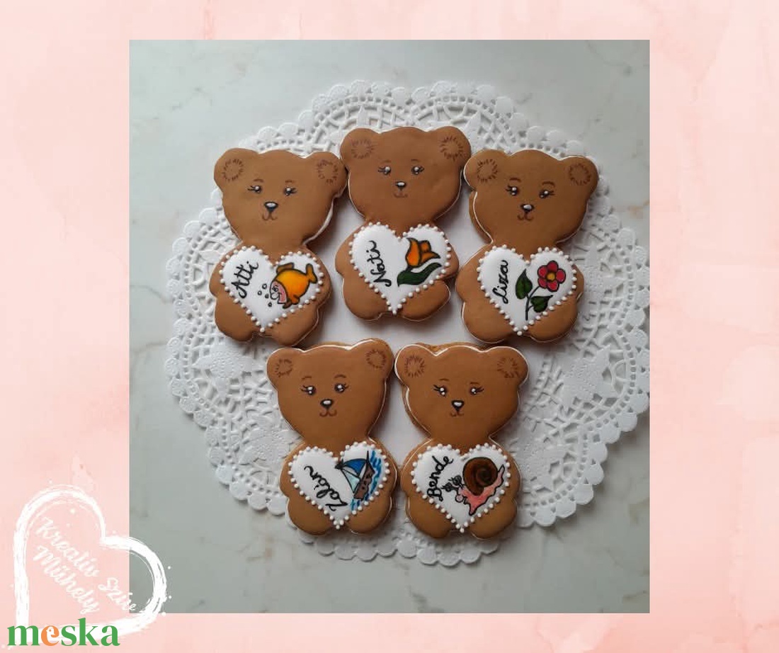 Mézeskalács -köszönőajándék szív, maci, plakett formák/esküvő/ballagás/óvoda/iskola/bölcsőde/évzáró - otthon & életmód - gyertya, illat, aroma - mécses és mécsestartó - Meska.hu