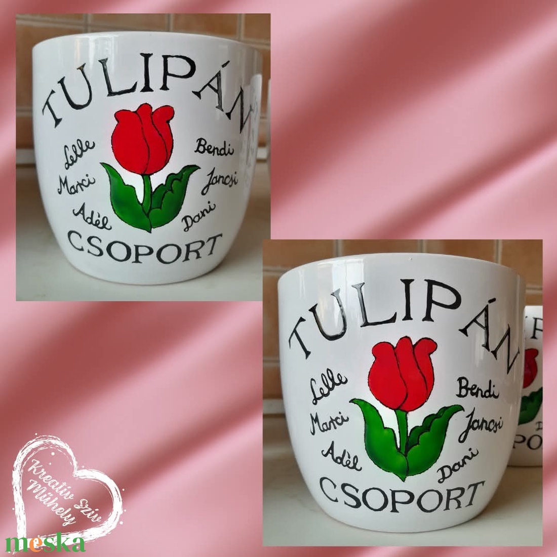 Kaspó egyéni csoportjeles feliratosajándékballagás/óvoda/iskola/bölcsőde/évzáró/búcsúztató/ - otthon & életmód - dekoráció - virágdísz és tartó - cserép & kaspó - Meska.hu