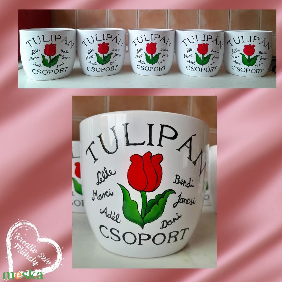 Kaspó egyéni csoportjeles feliratosajándékballagás/óvoda/iskola/bölcsőde/évzáró/búcsúztató/ - otthon & életmód - dekoráció - virágdísz és tartó - cserép & kaspó - Meska.hu