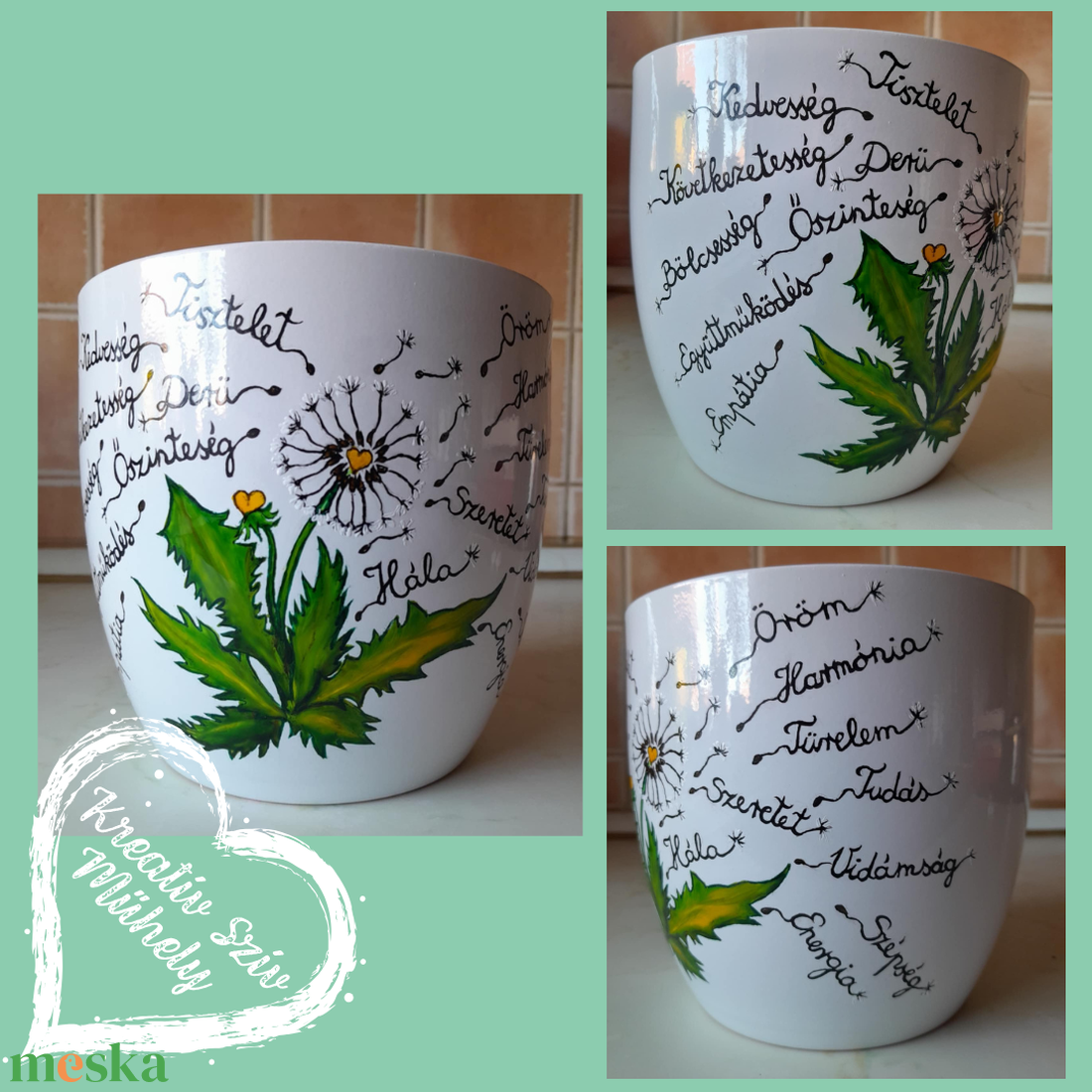 Festett kaspó/virágtartó-ballagási ajándék-ballagás óvoda/iskola/bölcsöde/évzáró/búcsúztató - otthon & életmód - virágdekoráció - virágtartó - kaspó - Meska.hu