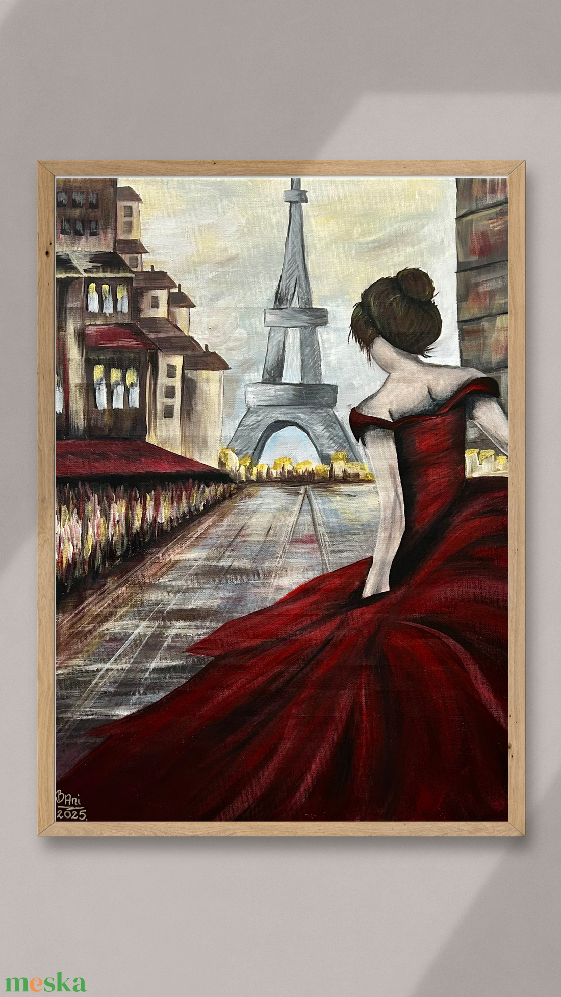 Párizsi álom  kézzel festett akril vászonkép 50 cm x 60 cm - művészet - festmény - akril - Meska.hu Párizsi álom  kézzel festett akril vászonkép 50 cm x 60 cm - művészet - festmény - akril - Meska.hu