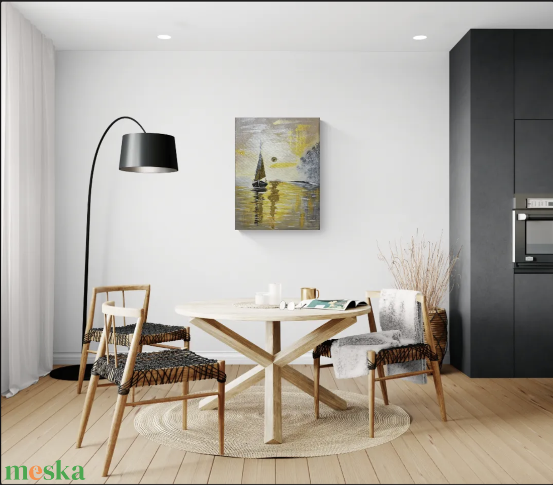 Golden Voyage - művészet - festmény - akril - Meska.hu