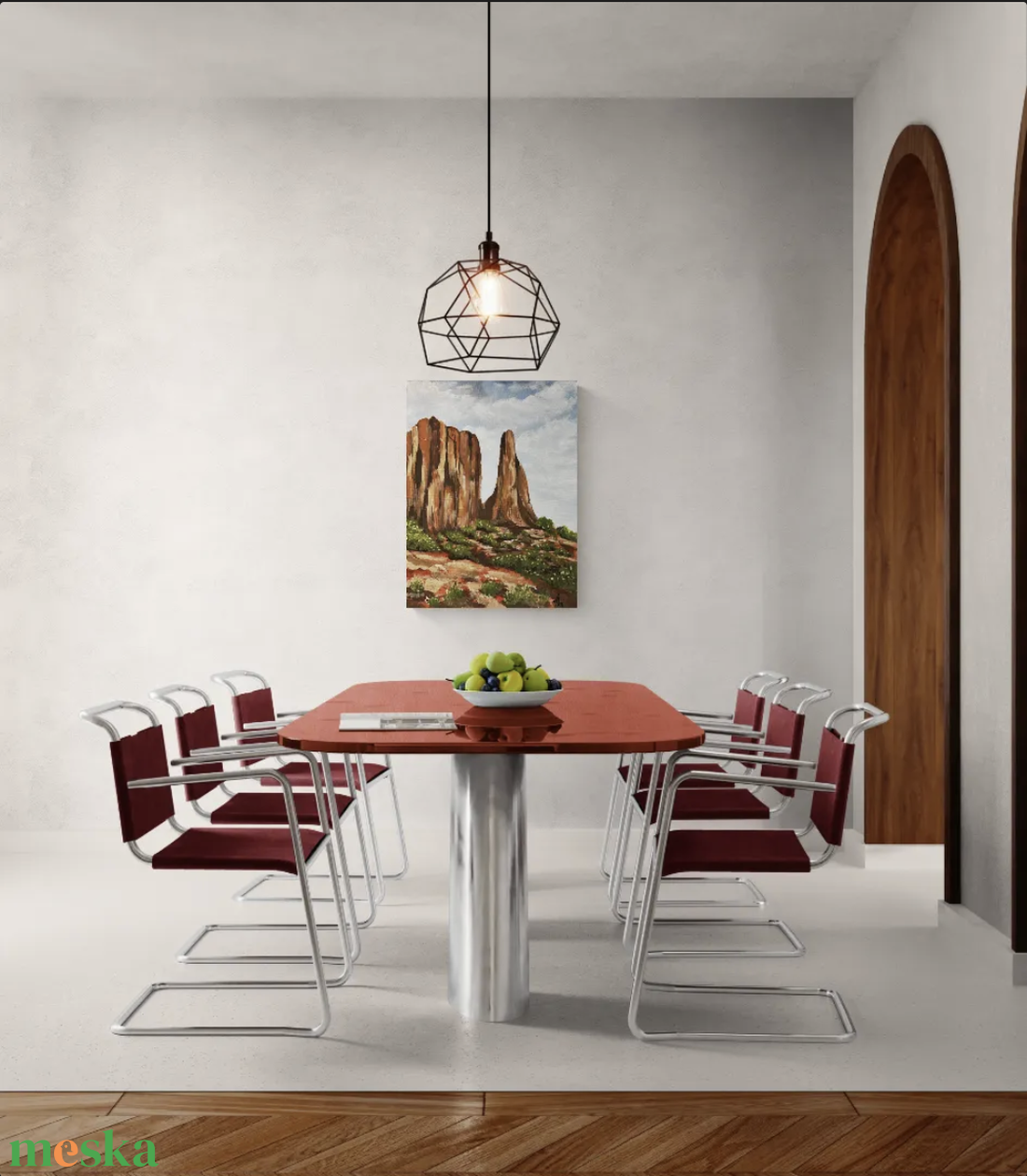 Red Desert Guardians - művészet - festmény - akril - Meska.hu