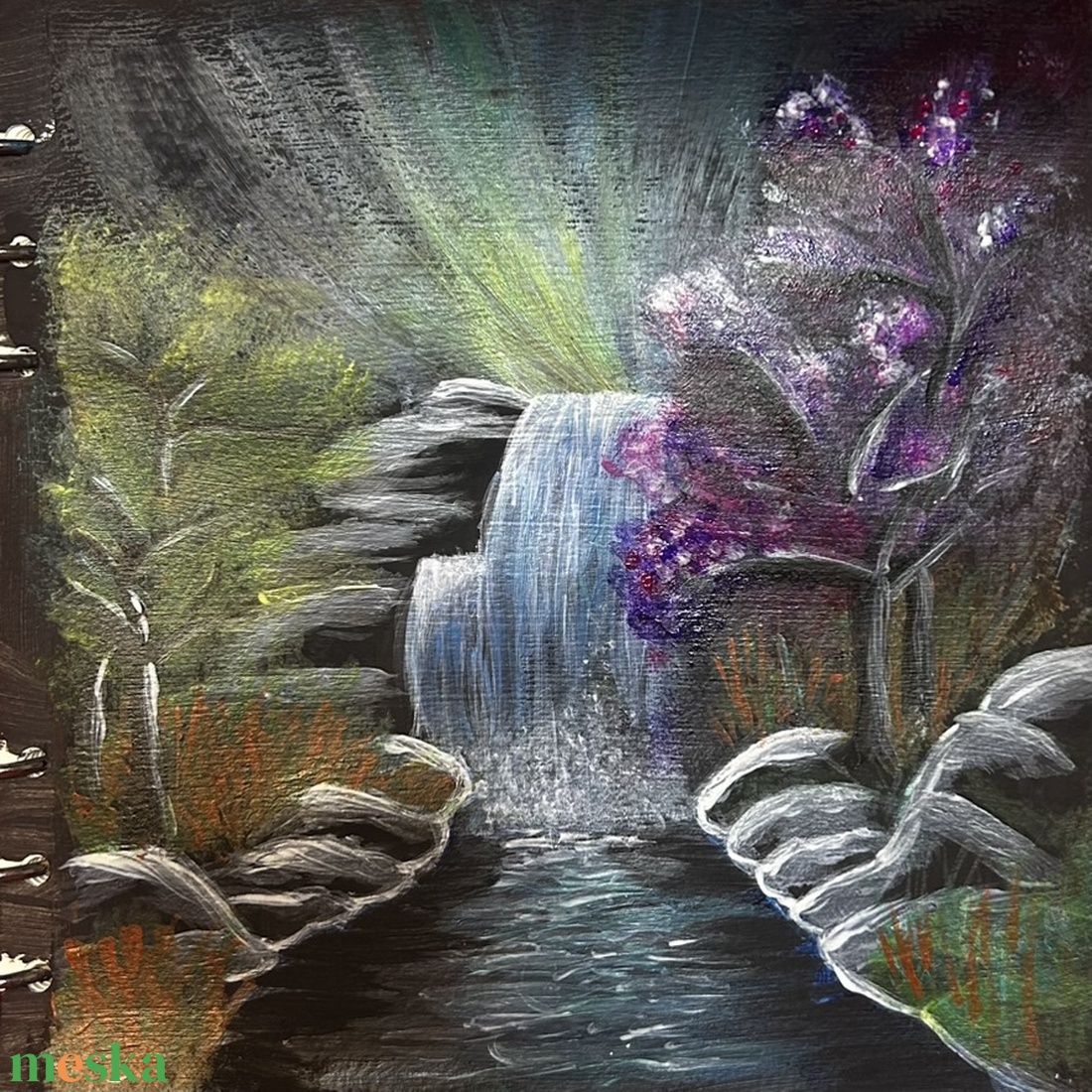 Source of Silence - művészet - festmény - akril - Meska.hu