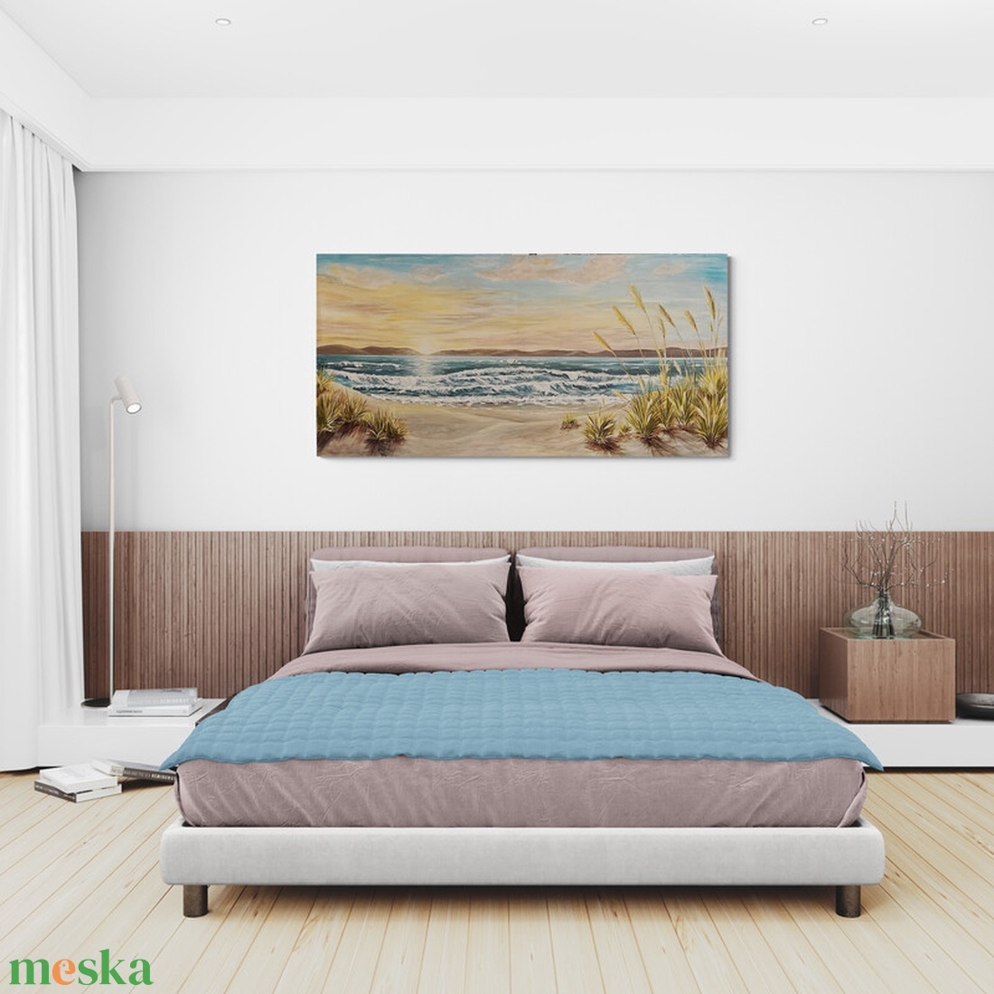 A tenger ébredése - művészet - festmény - akril - Meska.hu