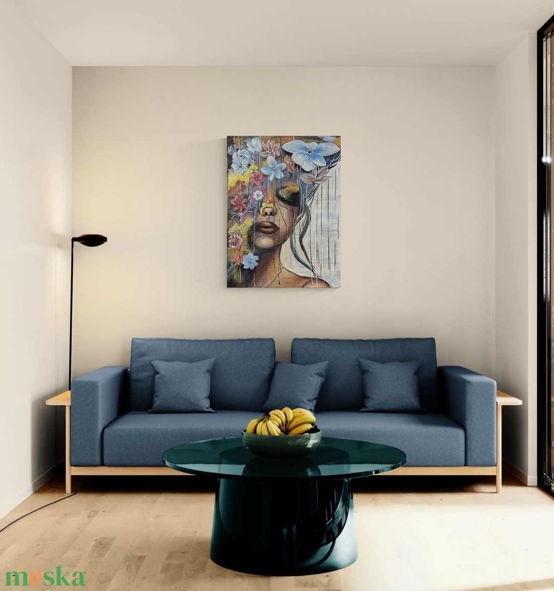 A lélek kertje � arannyal - művészet - festmény - akril - Meska.hu