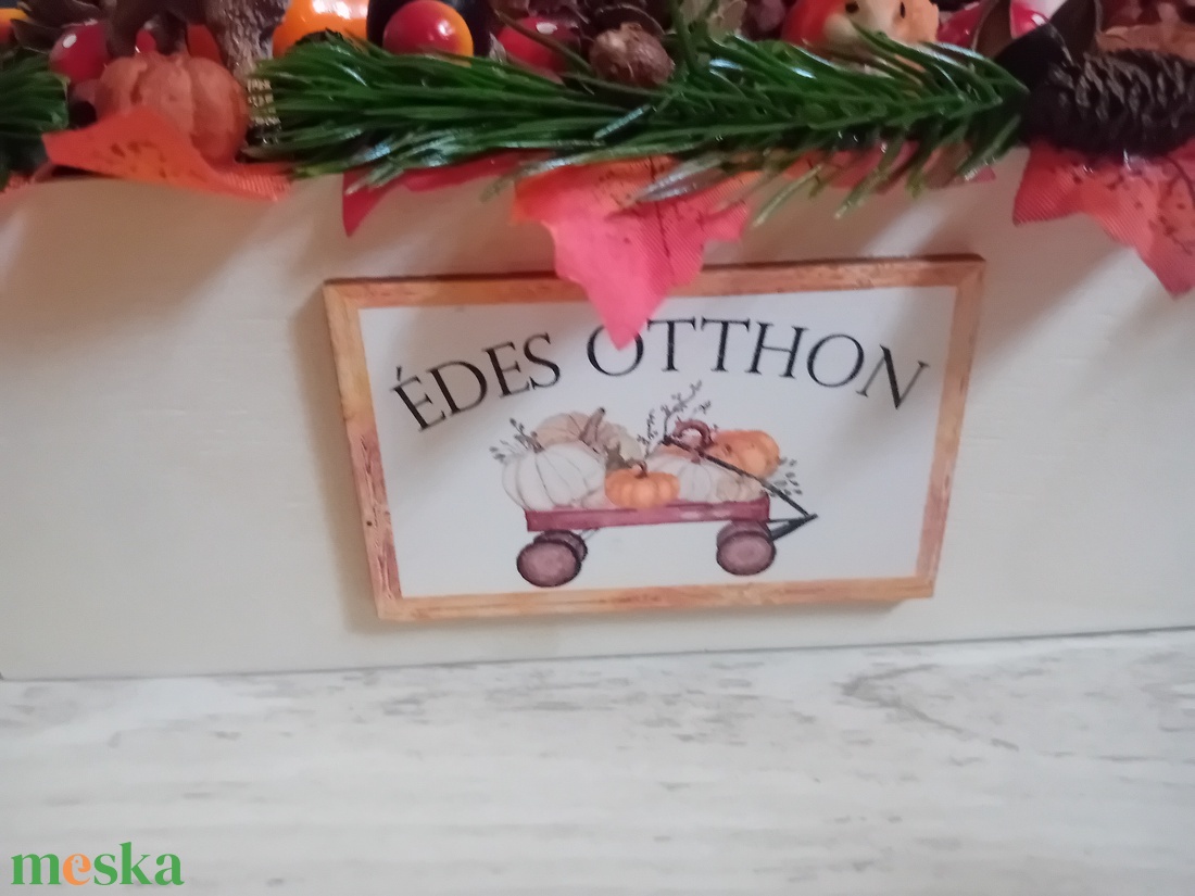 Őszi erdei állatos dekoráció - otthon & életmód - dekoráció - asztal és polc dekoráció - asztaldísz - Meska.hu