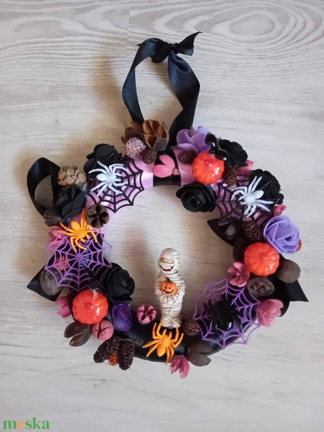 Halloweeni ajtó kopogtató - otthon & életmód - dekoráció - ajtó- és ablak dekoráció - ajtódísz & kopogtató - Meska.hu