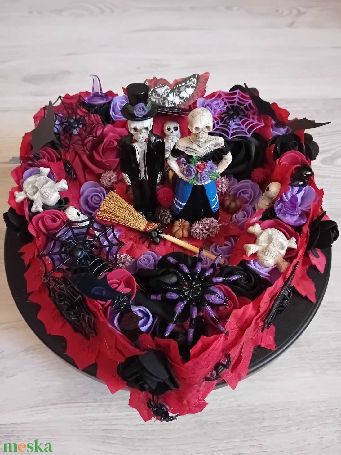 Halloweeni dekor  - otthon & életmód - dekoráció - asztal és polc dekoráció - asztaldísz - Meska.hu